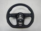 Audi A4 A5 8W Stuur MF+F1+VIEW Leer Grijs Stiksel 8W0419669A, Auto-onderdelen, Ophalen of Verzenden, Gebruikt, Audi