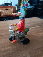 Vintage blikken speelgoed eend op driewieler, Ophalen of Verzenden, Gebruikt, Overige merken