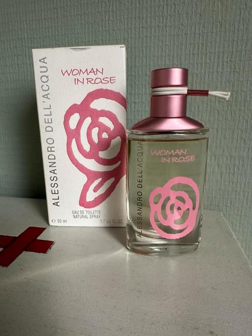Alessandro Dell’ Acqua geur parfum Woman in Rose EDT 50 ml, Sieraden, Tassen en Uiterlijk, Uiterlijk | Parfum, Nieuw, Ophalen of Verzenden