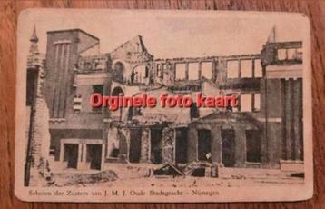 Orginele foto kaart WW2 verwoesting Nijmegen 22 febr 1944  beschikbaar voor biedingen