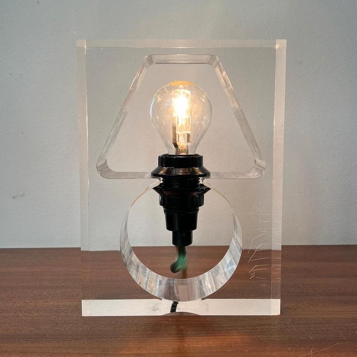 Henk Stallinga 'Writers Block' Tafellamp, Huis en Inrichting, Lampen | Tafellampen, Zo goed als nieuw, Minder dan 50 cm, Kunststof