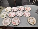 Royal albert flower of the month gebaks bordjes 22.50 ps, Antiek en Kunst, Ophalen of Verzenden