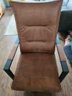 Draai fauteuil, Huis en Inrichting, Fauteuils, Ophalen, Minder dan 75 cm, Leer, Zo goed als nieuw