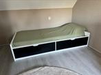 Ikea bed flaxa, Huis en Inrichting, Slaapkamer | Bedden, Ophalen, Gebruikt, 90 cm, Eenpersoons