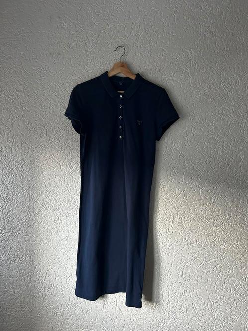 Polojurk Gant (M), Kleding | Dames, Jurken, Zo goed als nieuw, Maat 38/40 (M), Blauw, Knielengte, Ophalen of Verzenden