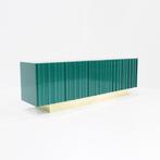 Italiaans Design Dressoir Sideboard hout en messing, Huis en Inrichting, Kasten | Dressoirs, 200 cm of meer, Design, 50 tot 75 cm