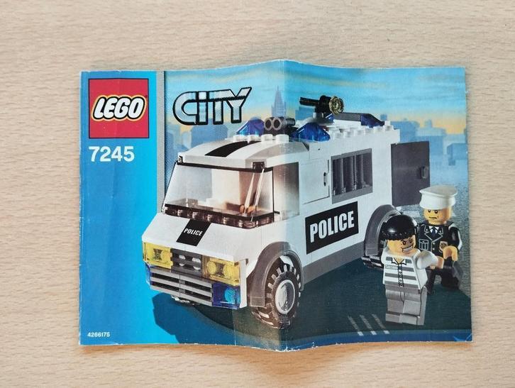 LEGO City Gevangenentransport - 7245, Kinderen en Baby's, Speelgoed | Duplo en Lego, Gebruikt, Lego, Complete set, Ophalen of Verzenden