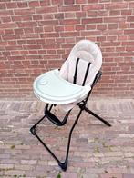 Inklapbare kinderstoel met eetblad, Kinderen en Baby's, Kinderstoelen, Ophalen of Verzenden, Zo goed als nieuw, Inklapstoel, Gordel(s)