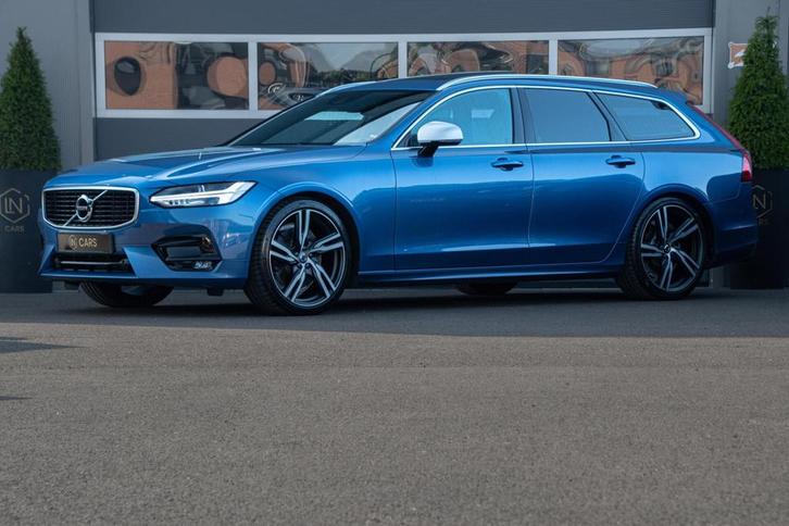 Volvo V90 2.0 T4 R-Design| Panoramadak | H&K | HUD |Trekhaak, Auto's, Volvo, Bedrijf, Te koop, V90, ABS, Achteruitrijcamera, Adaptive Cruise Control