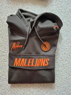 Malelions sport hoodie sweater groen / oranje mt 152, Ophalen, Malelions, Jongen of Meisje, Trui of Vest