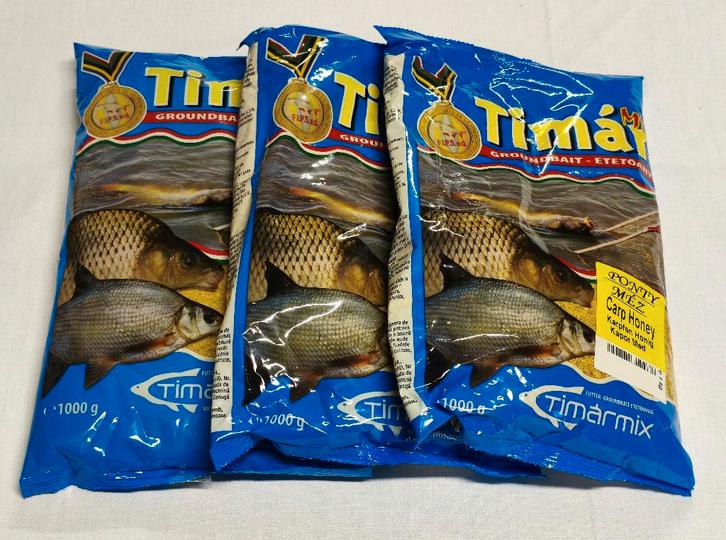 Timar Mix Grondvoer Carp 1 kg - Verschillende Smaken - Nieuw, Watersport en Boten, Hengelsport | Karpervissen, Nieuw, Overige typen