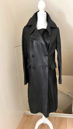 Lange jas leer Pauw lamsleder zwart 38 40, Kleding | Dames, Ophalen of Verzenden, Zo goed als nieuw, Maat 38/40 (M), Zwart