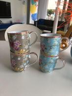 4 Pip studio mokken flowers, Ophalen of Verzenden, Zo goed als nieuw, Overige stijlen, Kop(pen) en/of Schotel(s)