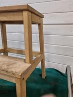 opstap krukje van hout met draaggreep, Huis en Inrichting, Woonaccessoires | Overige, Ophalen of Verzenden, 'T Olde Gre-j, Info@toldegrej.nl