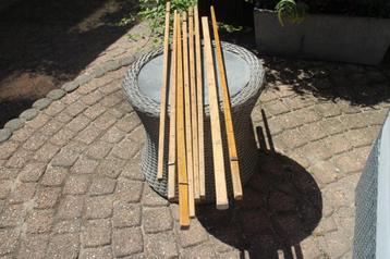 meetstok gebruikt 8 x "antieke" 1 meter beschikbaar voor biedingen