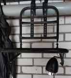 Fiets transportrek met koplamp zwart, Ophalen of Verzenden, Gebruikt, Fietskrat, Stuurbevestiging