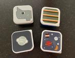 4 bakjes voor eten in te bewaren, 8,5x8,5 cm, Ophalen of Verzenden, Nieuw, Overige typen