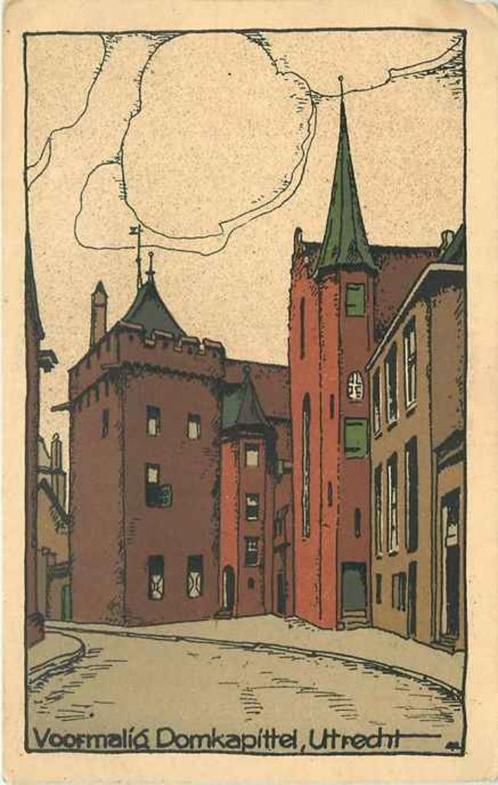 (301-035-041) Utrecht Voormalig Domkapitel, Verzamelen, Ansichtkaarten | Nederland, Utrecht, Verzenden