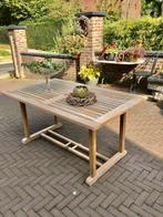 Teak&Garden teakhouten tuintafel 150x90cm+nw afdekhoes samen, Tuin en Terras, Tuintafels, Ophalen, Zo goed als nieuw, Rechthoekig
