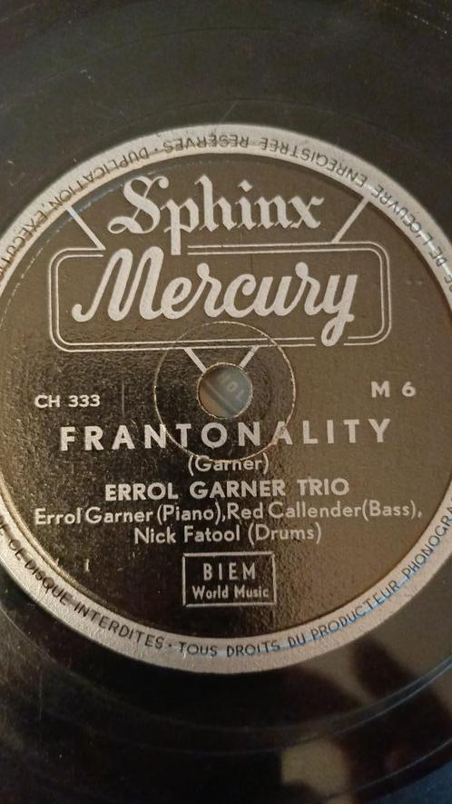 78 toeren: ERROL GARNER  o.a. Misty (8 platen), Cd's en Dvd's, Vinyl | Jazz en Blues, Gebruikt, Jazz en Blues, 1940 tot 1960, 10 inch