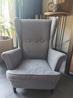 Ikea Strandmon Kinderfauteuil Grijs, Huis en Inrichting, Fauteuils, Ophalen, Hout, 75 tot 100 cm, Zo goed als nieuw