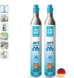 Soda bar co2 flessen 2 stuks van 425 gram, Witgoed en Apparatuur, Ophalen of Verzenden, Nieuw