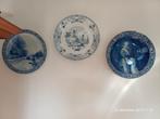 3 zeer fraaie wandborden, Antiek en Kunst, Antiek | Wandborden en Tegels, Ophalen of Verzenden