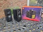 JBL Quantum Duo Speakers, Ophalen of Verzenden, Gebruikt, Front, Rear of Stereo speakers, JBL