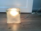 Iviken Ice cube retro lamp Ikea, Ophalen, Gebruikt, Glas, Minder dan 50 cm