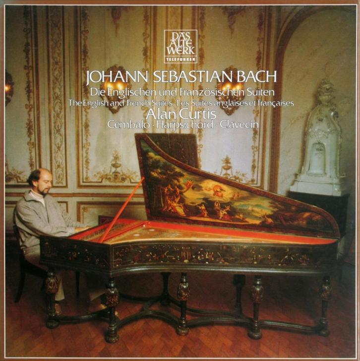 Bach - Franse en Engelse Suites - Alan Curtis (4 lp's, 1979), Cd's en Dvd's, Vinyl | Klassiek, Zo goed als nieuw, Barok, Kamermuziek