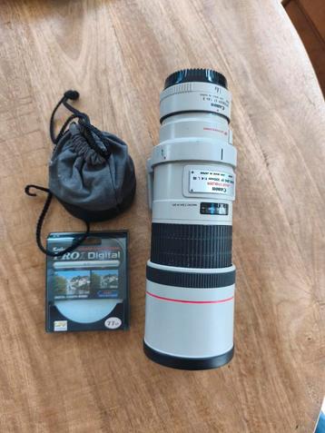 Canon EF 300mm f/4 L USM + 1.4x II Extender beschikbaar voor biedingen