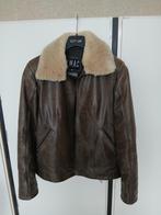 Leren jas, Ophalen of Verzenden, Gedragen, Maat 38/40 (M), Bruin