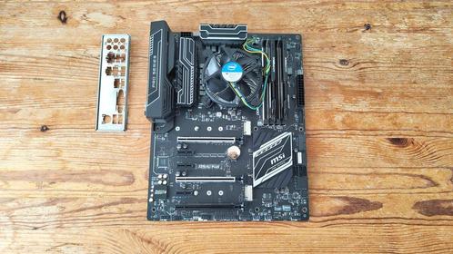 Intel Core i7-7700K, MSI Z270 SLI PLUS, 16GB DDR4, Computers en Software, Moederborden, Zo goed als nieuw, Intel, DDR4, Ophalen of Verzenden