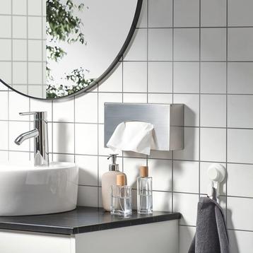 IKEA Grundtal stainless steel tissue doos (design Hagberg) beschikbaar voor biedingen
