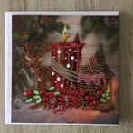 Dianond painting kerstkaart met envelop, Ophalen of Verzenden, Zo goed als nieuw