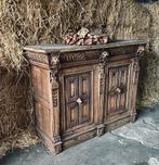 *Dressoir antiek houtsnijwerk stoere stijl*, Antiek en Kunst, Antiek | Meubels | Kasten, Ophalen