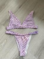 Hunkemöller Bikini Paars/Wit - Maat M, Kleding | Dames, Badmode en Zwemkleding, Ophalen of Verzenden, Zo goed als nieuw, Paars