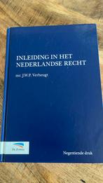 Verheugt - Inleiding in het Nederlandse recht 9789082849509, Ophalen of Verzenden, Zo goed als nieuw, J.W.P. Verheugt