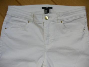H&M spijkerbroek off white maat 38 - nieuw - beschikbaar voor biedingen
