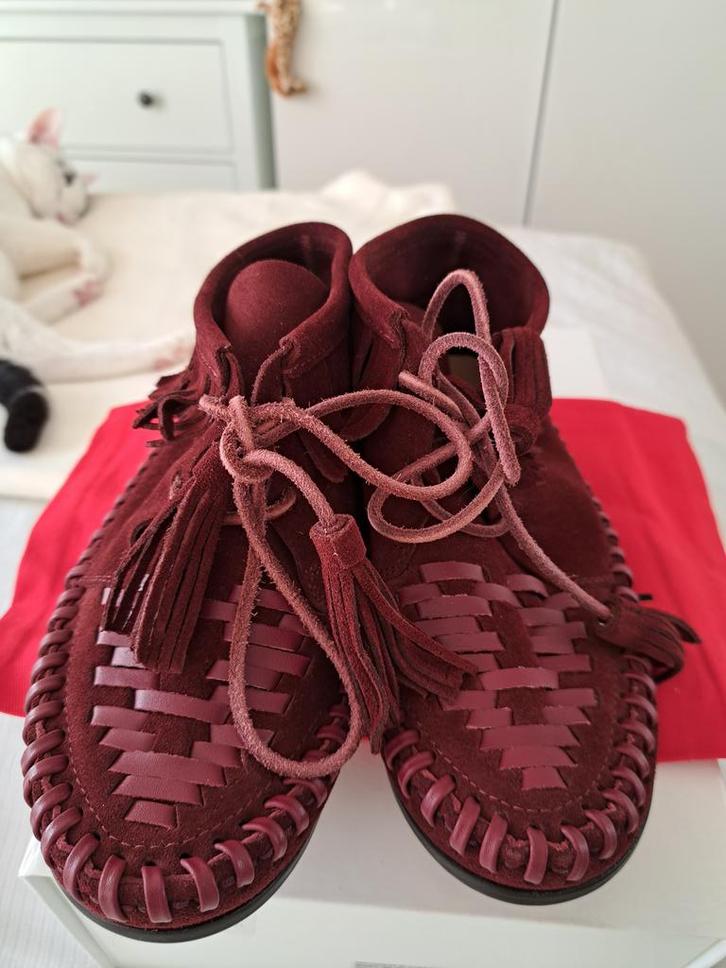 Isabel Marant maat 36 Felsa bordeaux nieuw, Kleding | Dames, Schoenen, Nieuw, Overige typen, Rood, Verzenden