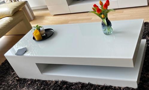 Karat KA-S139 witte design Salontafel, Huis en Inrichting, Tafels | Salontafels, Gebruikt, Minder dan 50 cm, 50 tot 100 cm, 100 tot 150 cm