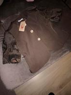 Mooie bruin colbert met korte pofmouwtje, Ophalen of Verzenden, Nieuw