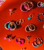 Oorbellen / hoops anna nina liberty london, Ophalen of Verzenden, Zo goed als nieuw, Overige materialen