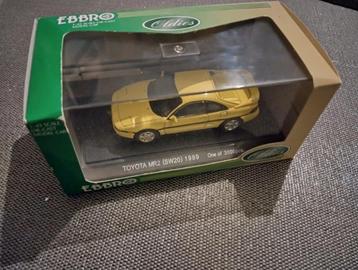 EBBRO Toyota MR2 sw20 1989 1/43 Geel beschikbaar voor biedingen