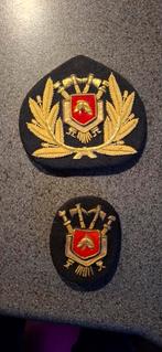 2x embleem Brandweer, Verzamelen, Ophalen of Verzenden, Overige soorten, Nederland, Embleem of Badge