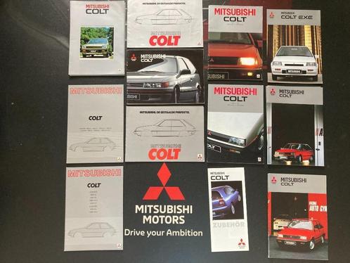 T E A B : 34 verschillende Mitsubishi Colt folders, Boeken, Auto's | Folders en Tijdschriften, Zo goed als nieuw, Mitsubishi, Ophalen