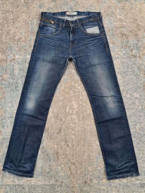 Levi's 504 W32 L32 Straight 100% katoen Bronno3232 Blauw, Kleding | Heren, Spijkerbroeken en Jeans, Zo goed als nieuw, W32 (confectie 46) of kleiner
