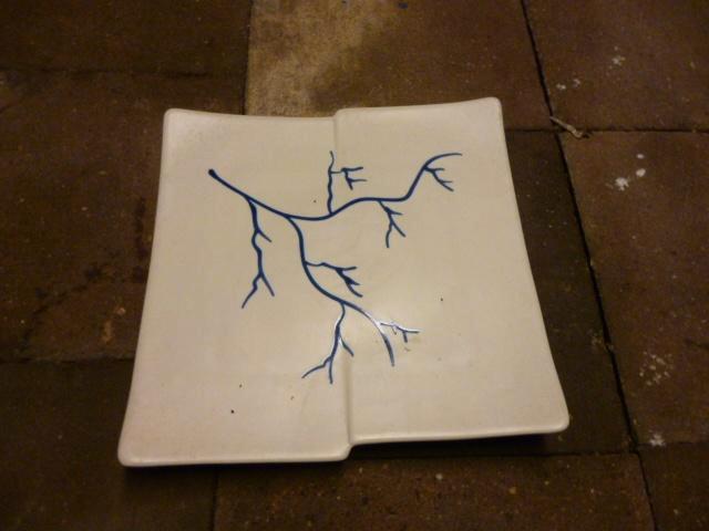 schaal Tatjana Liepe design 29x29 cm kunst, Antiek en Kunst, Kunst | Designobjecten, Ophalen of Verzenden