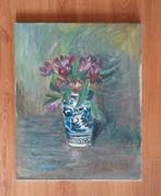 Vaasje bloemen  schilderij, Antiek en Kunst, Kunst | Schilderijen | Klassiek, Ophalen of Verzenden
