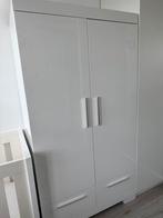 Mooie Hoogglans Witte Kledingkast, Kast, 50 tot 70 cm, 105 cm of meer, Ophalen of Verzenden